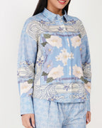 Azure Flow Linen Co - ord Set - Vakr Studios