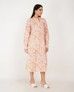 Élan Linen Midi Dress - Vakr Studios