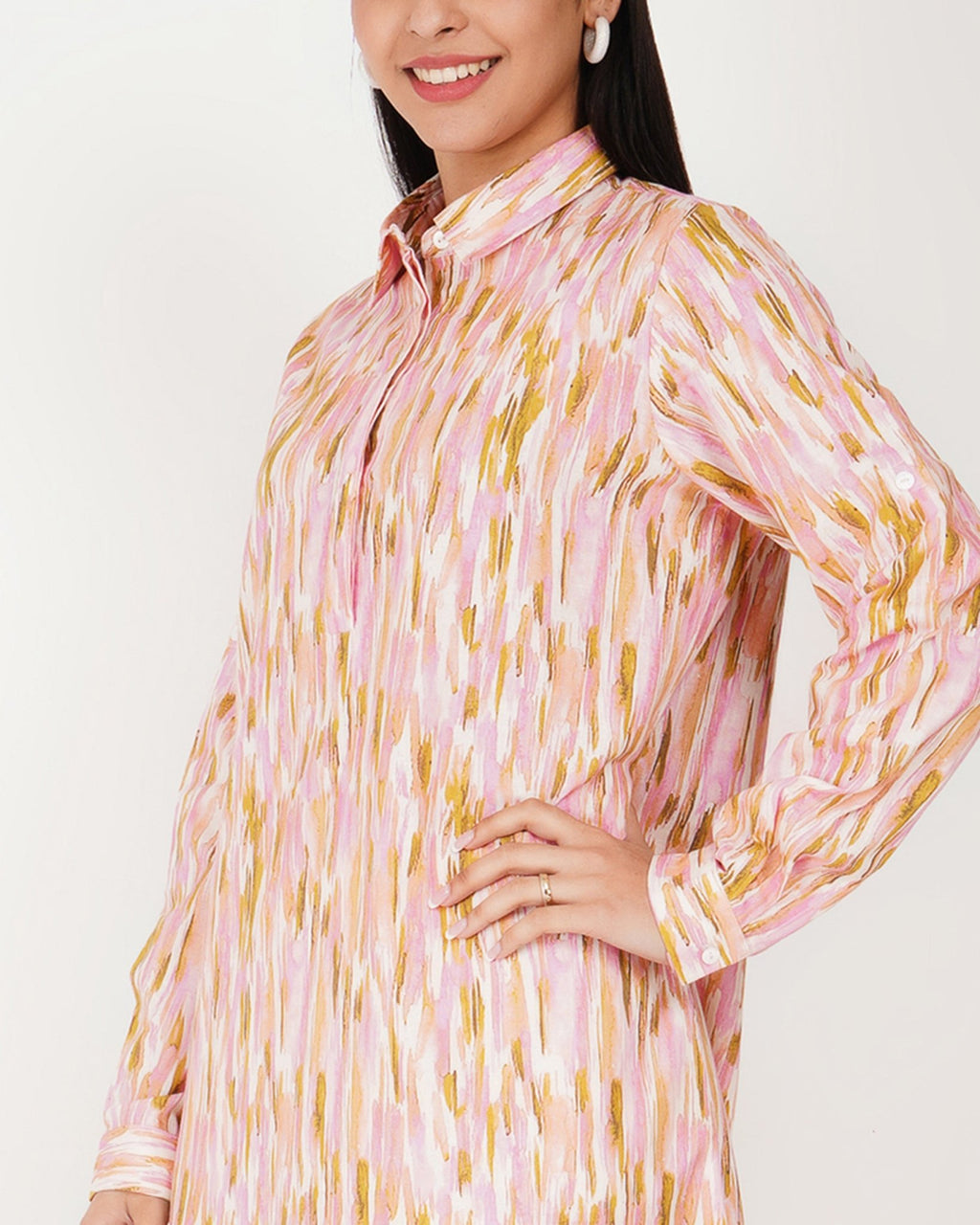 Élan Linen Midi Dress - Vakr Studios