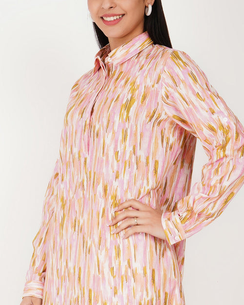 Élan Linen Midi Dress - Vakr Studios