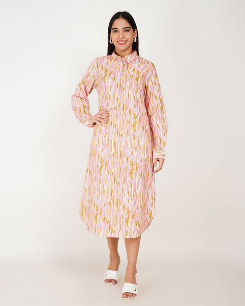 Élan Linen Midi Dress - Vakr Studios