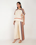 Ivory Frame Linen - Blend Co - Ord Set - Vakr Studios