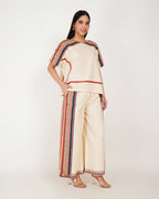 Ivory Frame Linen - Blend Co - Ord Set - Vakr Studios