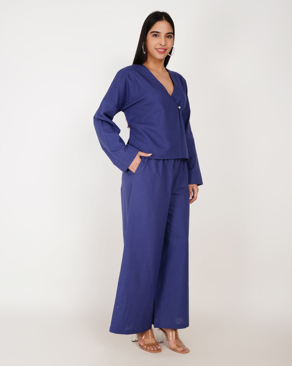 Midnight Flow Linen - Blend Co - Ord Set - Vakr Studios