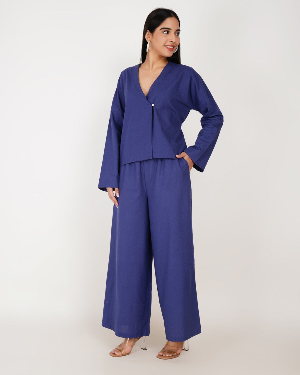 Midnight Flow Linen - Blend Co - Ord Set - Vakr Studios