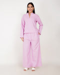 Softline Pink Linen - Blend Co - Ord Set - Vakr Studios