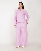 Softline Pink Linen - Blend Co - Ord Set - Vakr Studios